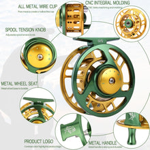 Load image into Gallery viewer, All In One Fly Rod and Fly Reel Combo with Fishing Line and Flies Gift Set