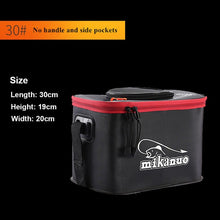 Load image into Gallery viewer, Portable Live Bait Foldable Fishing Bucket