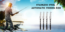 Load image into Gallery viewer, Stainless Steel Automatic Fishing Rod