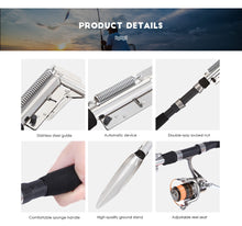 Load image into Gallery viewer, Stainless Steel Automatic Fishing Rod