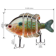 Load image into Gallery viewer, Awesome Life-Like Multi Jointed Swim Baits