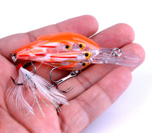 Load image into Gallery viewer, 9pc Group Fish Bait Bionic Fishing Lure 7.5CM-9G- # 6 feather hook