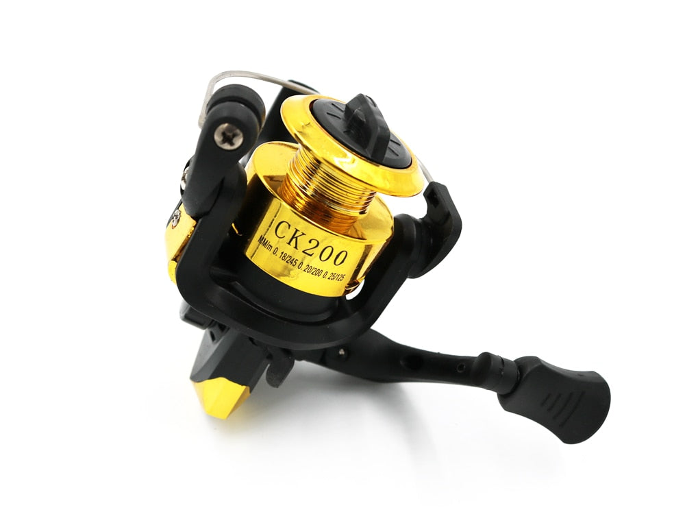 ck-200 fishing reel Small Fishing Reel 3BB Series Spinning Reel For Feeder Fishing – The Fishing  Nook