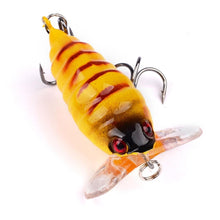 Load image into Gallery viewer, 6 pc Set Bass Baits Top Water Cicada Lure