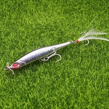 Load image into Gallery viewer, 1pc Propeller Minnow Fishing Lure 12.5g 100mm Sinking Pencil Baits