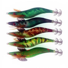 Load image into Gallery viewer, 10Pcs Silicone Shrimp Fishing Lures Luminous Shrimp Squid Jig 10cm 11g