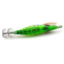 Load image into Gallery viewer, 5pcs 10cm luminous squid jigs 3D big eyes