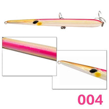 Load image into Gallery viewer, 205mm (8.07 in) 31g Floating and 36g Sinking long cast pencil stickbaits lure