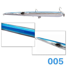 Load image into Gallery viewer, 205mm (8.07 in) 31g Floating and 36g Sinking long cast pencil stickbaits lure