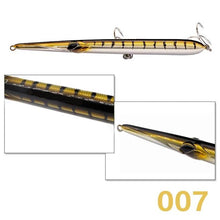 Load image into Gallery viewer, 205mm (8.07 in) 31g Floating and 36g Sinking long cast pencil stickbaits lure