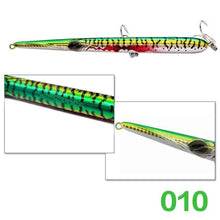 Load image into Gallery viewer, 205mm (8.07 in) 31g Floating and 36g Sinking long cast pencil stickbaits lure