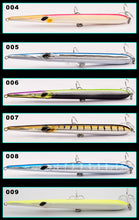 Load image into Gallery viewer, 205mm (8.07 in) 31g Floating and 36g Sinking long cast pencil stickbaits lure