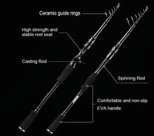 Load image into Gallery viewer, Sange II M MH 2.1M 2.4M Carbon Telescopic Fishing Rod