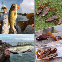 Load image into Gallery viewer, 6Pc Set Big Soft Fishy Worm Lures 8cm 12g