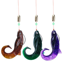 Load image into Gallery viewer, 6Pc Set Big Soft Fishy Worm Lures 8cm 12g