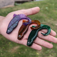 Load image into Gallery viewer, 6Pc Set Big Soft Fishy Worm Lures 8cm 12g