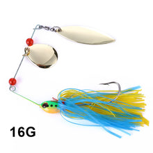 Load image into Gallery viewer, 5PC Set Bearded Fishing Spinner Bait 4.7cm 16g