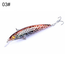 Load image into Gallery viewer, 1Pc Realistic Minnow Fishing Crankbait Lures 11cm/13.4g