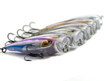 Load image into Gallery viewer, Group fish lure Popper Topwater 5 Pcs/lot 5 colors 8cm-12.8g