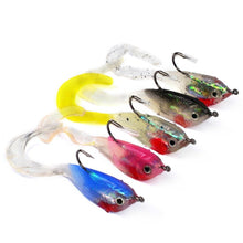 Load image into Gallery viewer, Soft Fishing Lure Grub Type Weights 5g 5.cm 5pcs/bag