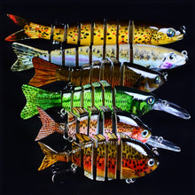 Load image into Gallery viewer, 6pcs/lot Multi Jointed Lifelike Mixed Set Bass Lures