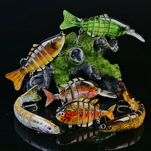 Load image into Gallery viewer, 6pcs/lot Multi Jointed Lifelike Mixed Set Bass Lures