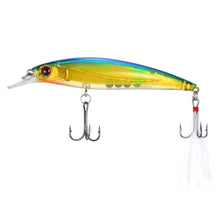 Load image into Gallery viewer, Rattlers 10 PC set Minnow Fishing Lures With Feather Hooks