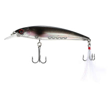 Load image into Gallery viewer, Rattlers 10 PC set Minnow Fishing Lures With Feather Hooks