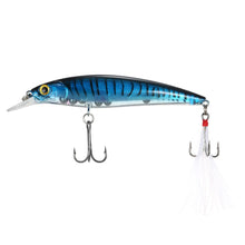 Load image into Gallery viewer, Rattlers 10 PC set Minnow Fishing Lures With Feather Hooks