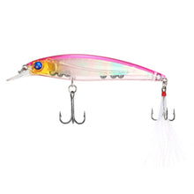 Load image into Gallery viewer, Rattlers 10 PC set Minnow Fishing Lures With Feather Hooks