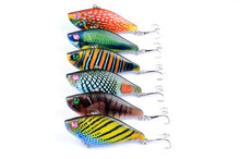 Load image into Gallery viewer, 6Pcs/Lot 7cm/12.5g 3D VIB Fishing Baits Lure Crankbait