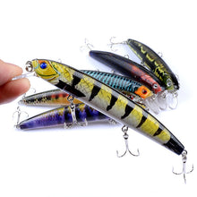 Load image into Gallery viewer, 6 pc Set Hard Lifelike Minnow Lures