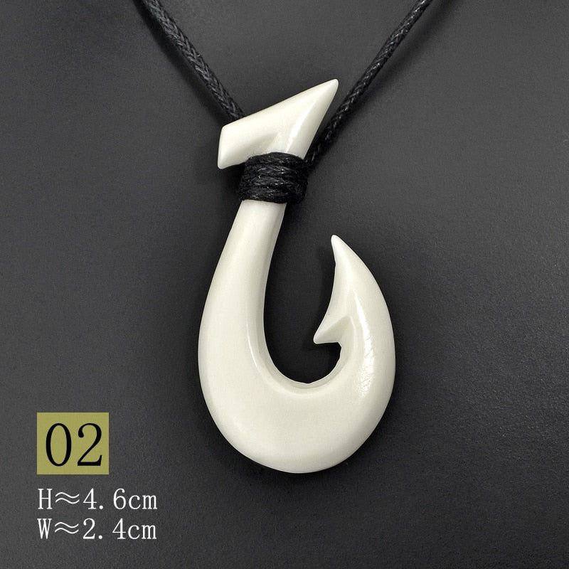 carve fish hooks Handmade Carved Bone Fish Hook Pendant – The Fishing Nook
