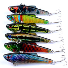 Load image into Gallery viewer, 6 pc set Realistic Hard Bait Lures