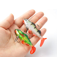 Load image into Gallery viewer, 5pcs/lot Soft Bait Lead Head Fish Lures 8g /9.5g