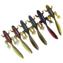 Load image into Gallery viewer, Tadpole Fishing Lure 6pc set Soft Silicone Bait 8cm 3.5g