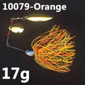 17g 19g spinner fishing spoon Swisher lure In 12 Colors