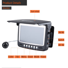 Load image into Gallery viewer, 4.3" 15M 1000TVL Underwater LED Fishing Camera