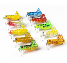 Load image into Gallery viewer, 10-Pc set Grasshopper Crankbait 4cm 3.2g Lure