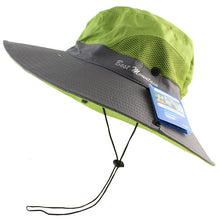 Load image into Gallery viewer, Women's Waterproof UPF 50+ Boonie Hat For Fishing.