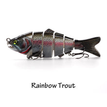 Load image into Gallery viewer, 12cm 31g  6 Segments Multi Jointed Natural Lifelike Swim bait