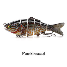 Load image into Gallery viewer, 12cm 31g  6 Segments Multi Jointed Natural Lifelike Swim bait