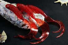 Load image into Gallery viewer, 10PCS/Lot Curly Tail Soft Lure 70mm 2.5g With Forked Tail
