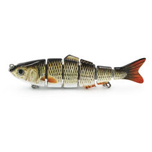 Load image into Gallery viewer, Lifelike 6-segment Artificial Fishing Lure