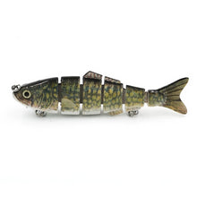 Load image into Gallery viewer, Lifelike 6-segment Artificial Fishing Lure