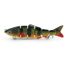 Load image into Gallery viewer, Lifelike 6-segment Artificial Fishing Lure