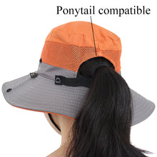 Load image into Gallery viewer, Women's Waterproof UPF 50+ Boonie Hat For Fishing.