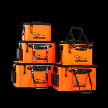 Load image into Gallery viewer, Portable Live Bait Foldable Fishing Bucket