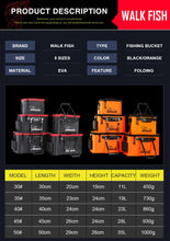 Load image into Gallery viewer, Portable Live Bait Foldable Fishing Bucket