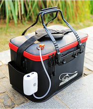 Load image into Gallery viewer, Portable Live Bait Foldable Fishing Bucket